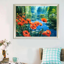 Charger l'image dans la galerie, Océan beau paysage - diamant rond complet - 40x30cm