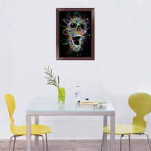 Charger l'image dans la galerie, Crâne - diamant rond complet - 30x40cm