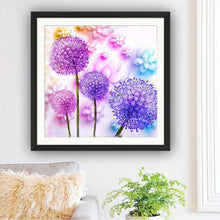 Charger l'image dans la galerie, Pissenlit - diamant rond complet - 30x30cm