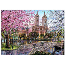Charger l'image dans la galerie, Pont de tour - diamant rond complet - 30x40cm