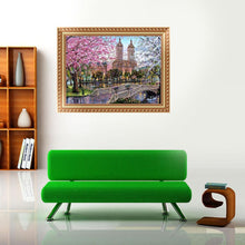 Charger l'image dans la galerie, Pont de tour - diamant rond complet - 30x40cm