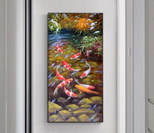 Charger l'image dans la galerie, Photo de poisson chanceux - diamant rond complet - 45x85cm