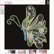 Charger l'image dans la galerie, Papillon-Cristal Strass Diamant Peinture (30*30CM)
