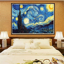 Charger l'image dans la galerie, Nuit étoilée - diamant rond complet - 40x30cm