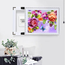 Charger l'image dans la galerie, Papillon de fleur - diamant rond complet - 30x40cm