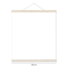 Charger l'image dans la galerie, Cintre de cadre en bois en bois clair pour la tenture murale d'impression d'art de toile de photo