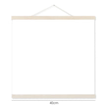 Charger l'image dans la galerie, Cintre de cadre en bois en bois clair pour la tenture murale d'impression d'art de toile de photo