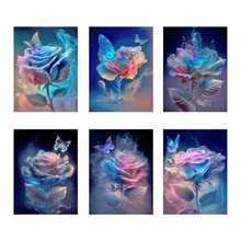 Charger l'image dans la galerie, Rose - peinture au diamant de forage 30*40cm