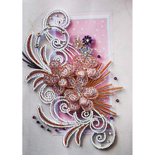 Charger l'image dans la galerie, Quilling Papier Fleurs Partielle Spécial Forme 30*40