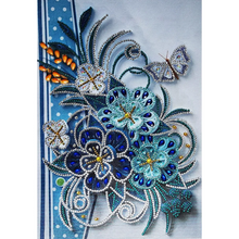 Charger l'image dans la galerie, Quilling Papier Fleurs Partielle Spécial Forme 30*40