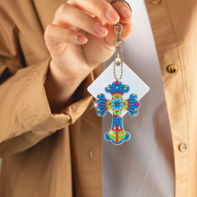 Charger l'image dans la galerie, 6 porte-clés croisés double face