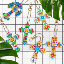 Charger l'image dans la galerie, 6 porte-clés croisés double face