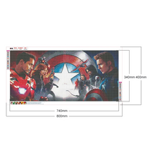 Charger l'image dans la galerie, Marvel -Complet Diamond Painting 80*40cm