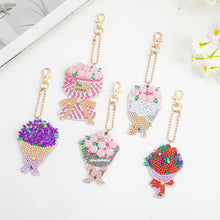 Charger l'image dans la galerie, 5 pièces/ensemble fleur DIY porte-clés