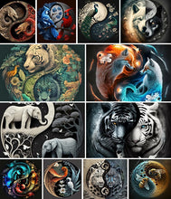 Charger l'image dans la galerie, Tai Chi Animal-tour complet Diamond Painting-30x30cm