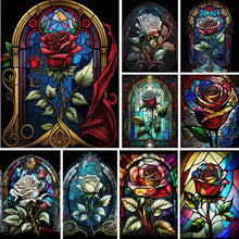 Charger l'image dans la galerie, Rose-Full Round Diamond Painting-30x40cm