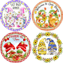 Charger l'image dans la galerie, Garland Gnome-Full Round Diamond Painting-30x30cm