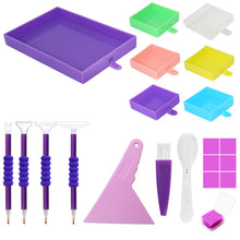 Charger l'image dans la galerie, Diamond painting bead storage with cover organizer