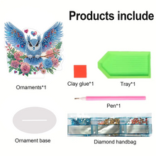 Charger l'image dans la galerie, Chouette Acrylique - Ornement artisanal DIY