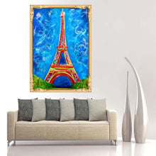 Charger l'image dans la galerie, Tour - diamant rond complet - 30x40cm