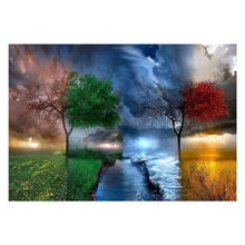 Charger l'image dans la galerie, Arbre - diamant rond complet - 30x40cm