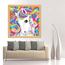 Charger l'image dans la galerie, Cheval - diamant rond complet - 30x30cm