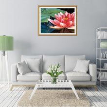 Charger l'image dans la galerie, Lotus - diamant rond complet - 40x30cm