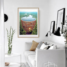 Charger l'image dans la galerie, Rivière - diamant rond complet - 40x30cm