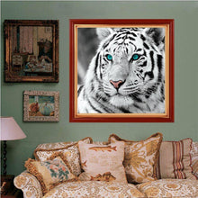 Charger l'image dans la galerie, Tête de tigre - diamant rond complet - 30x30cm
