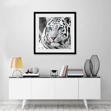 Charger l'image dans la galerie, Tête de tigre - diamant rond complet - 30x30cm