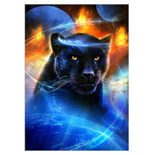 Charger l'image dans la galerie, Panther - diamant rond complet - 30x40cm