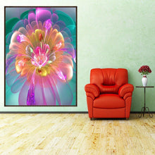 Charger l'image dans la galerie, Point de fleur fluorescent - diamant rond complet - 30x40cm