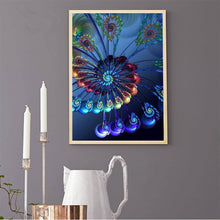 Charger l'image dans la galerie, Point de fleur fluorescent - diamant rond complet - 30x40cm