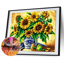 Charger l'image dans la galerie, Tournesols - diamant rond complet - 35x45cm