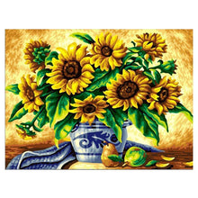 Charger l'image dans la galerie, Tournesols - diamant rond complet - 35x45cm