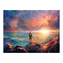 Charger l'image dans la galerie, Ciel de couleur - diamant rond complet - 40x30cm