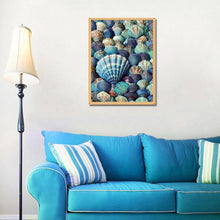 Charger l'image dans la galerie, Shell - diamant rond complet - 30x37cm