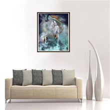 Charger l'image dans la galerie, Loup - diamant rond complet - 30x35cm