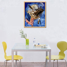 Charger l'image dans la galerie, Aigle - diamant rond complet - 30x35cm