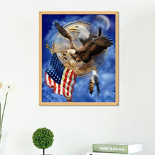 Charger l'image dans la galerie, Aigle - diamant rond complet - 30x35cm
