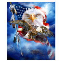 Charger l'image dans la galerie, Aigle - diamant rond complet - 30x35cm