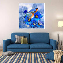 Charger l'image dans la galerie, Oiseaux - diamant rond complet - 30x30cm