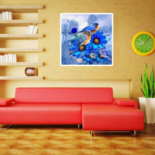 Charger l'image dans la galerie, Oiseaux - diamant rond complet - 30x30cm
