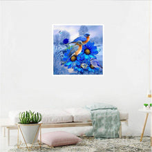 Charger l'image dans la galerie, Oiseaux - diamant rond complet - 30x30cm