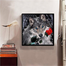 Charger l'image dans la galerie, wolf- Round Diamond Painting 30*30
