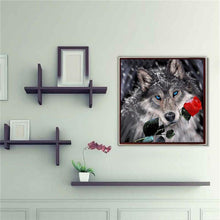 Charger l'image dans la galerie, wolf- Round Diamond Painting 30*30