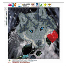 Charger l'image dans la galerie, wolf- Round Diamond Painting 30*30