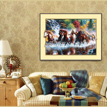 Charger l'image dans la galerie, Cheval - diamant rond complet -