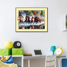 Charger l'image dans la galerie, Cheval - diamant rond complet -