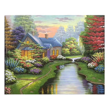 Charger l'image dans la galerie, Décor - diamant rond complet - 30x25cm